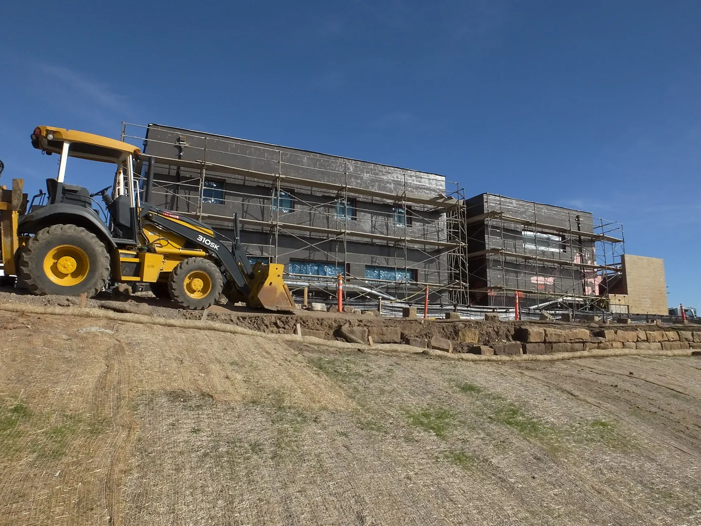 Pritzlaff Conservation Center Construction, west face