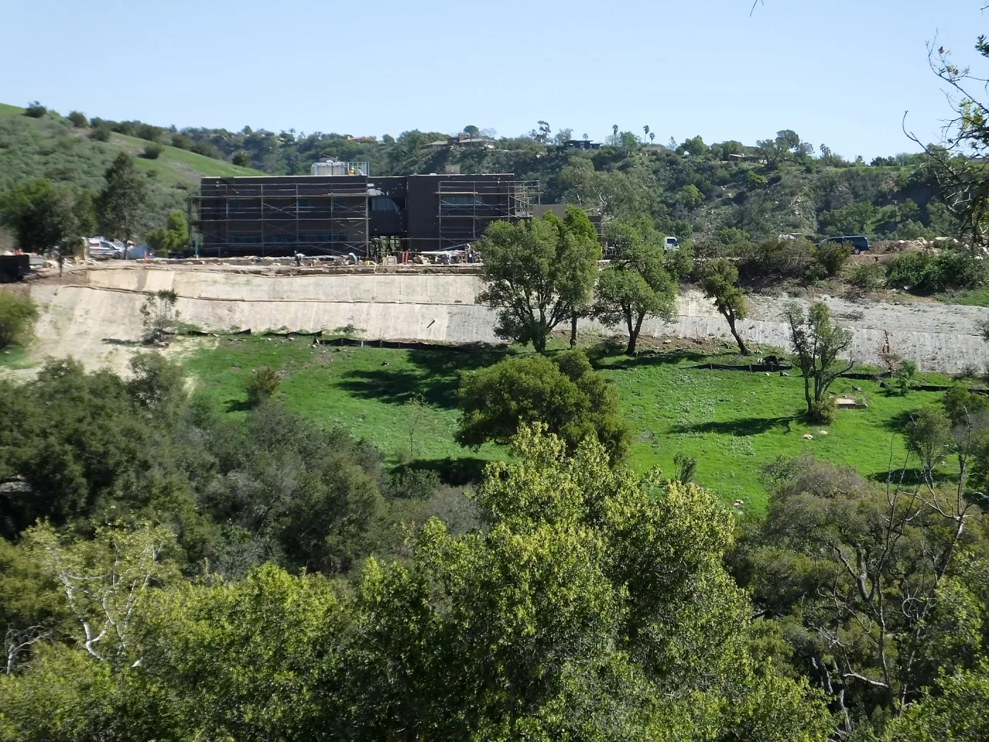 Pritzlaff Conservation Center Construction, view from 1134 Tunnel Road