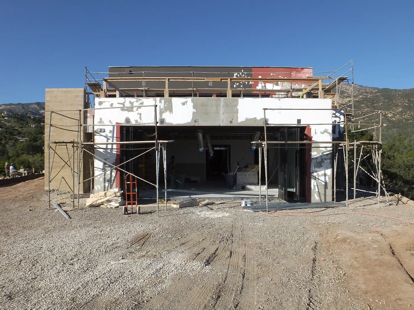 Pritzlaff Conservation Center Construction, south wall