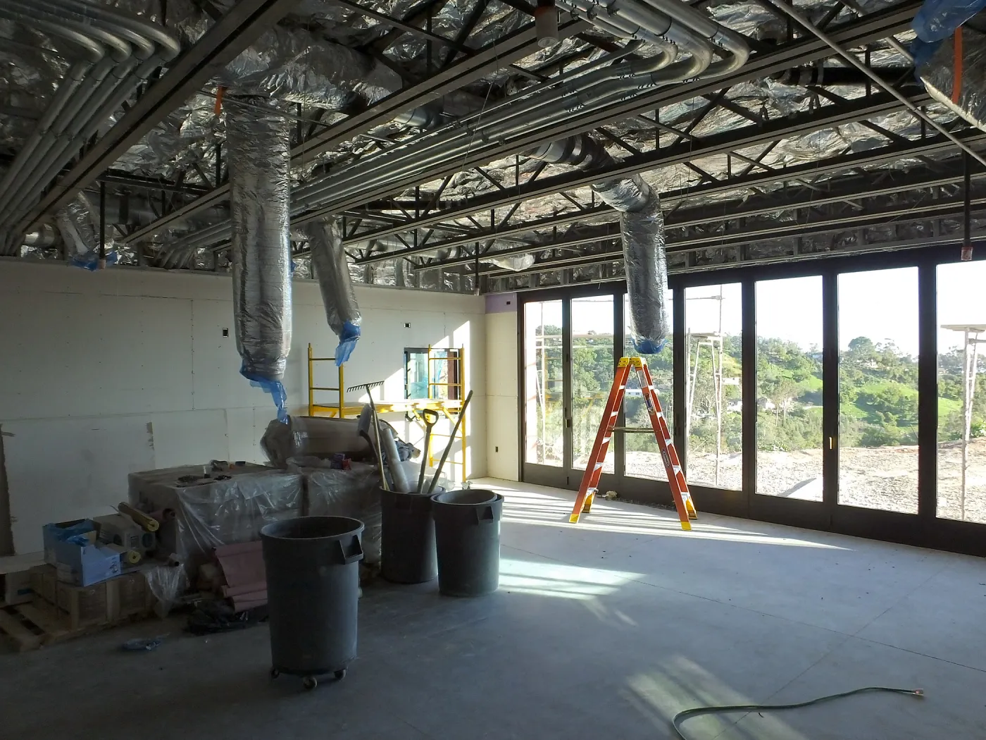 Pritzlaff Conservation Center Construction, Exhibit Room, looking southeast