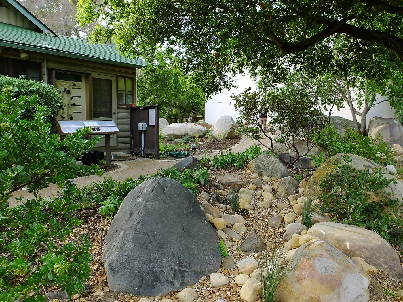 Home Demonstration Garden Renovation, view 10, east of Cottage looking northwest