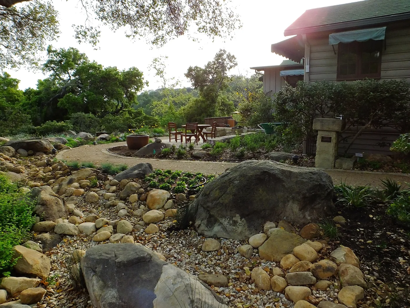 Home Demonstration Garden Renovation, view 11, east of Cottage looking southwest