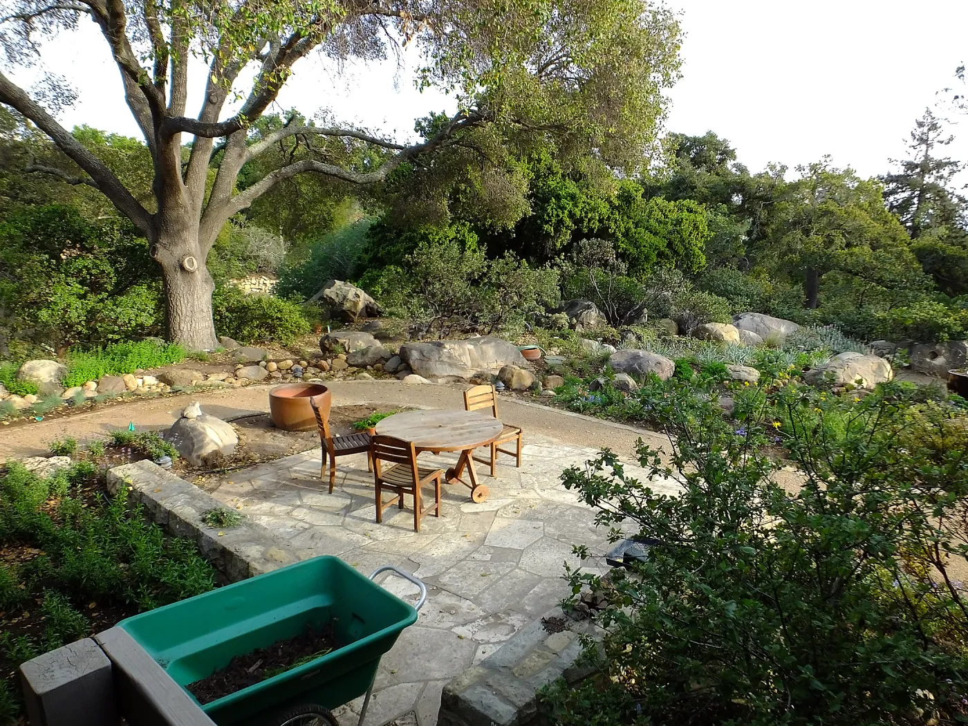 Home Demonstration Garden Renovation, view 20, looking southeast from south entrance of Cottage