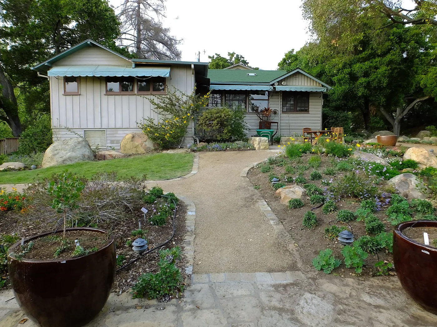 Home Demonstration Garden Renovation, view 22, south side of Cottage