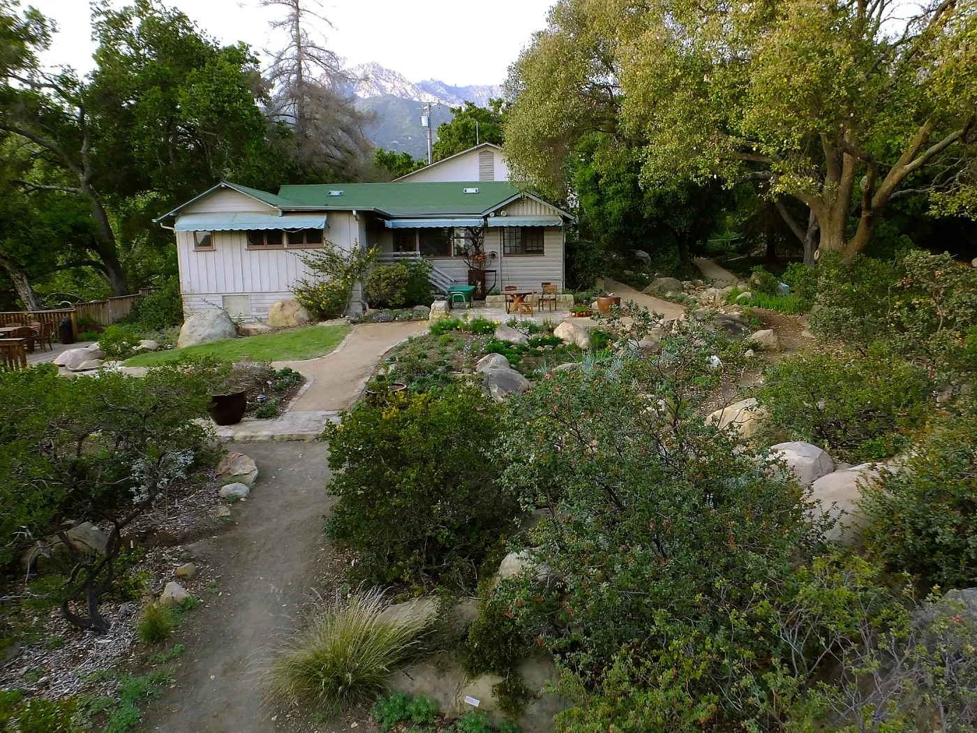 Home Demonstration Garden Renovation, view 25, south side of Cottage
