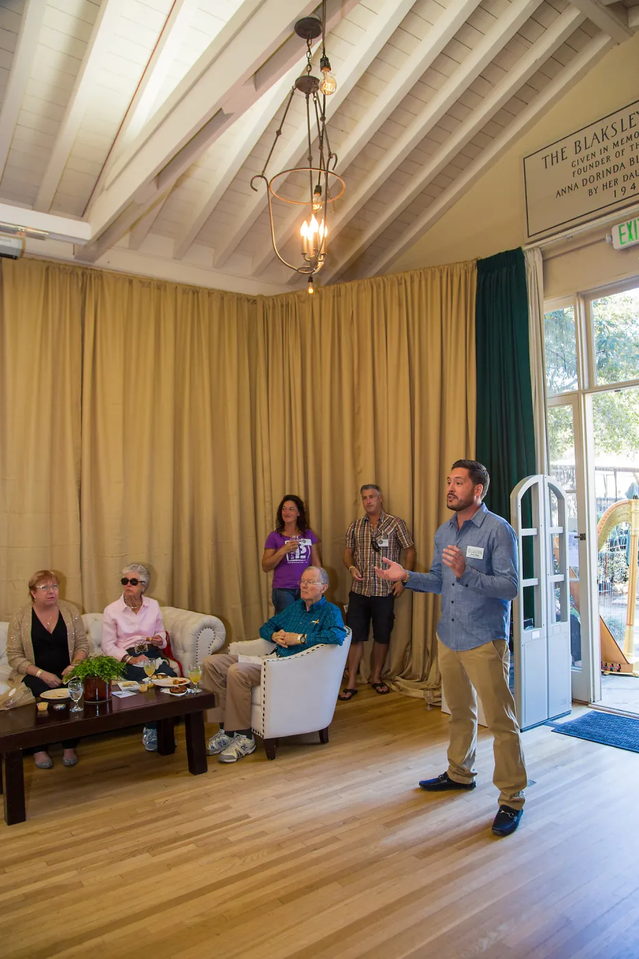 2016 Santa Barbara Beer Garden Event, Jeremy Bassan Co-chair for the Beer Garden, Welcome Address, VIP lounge