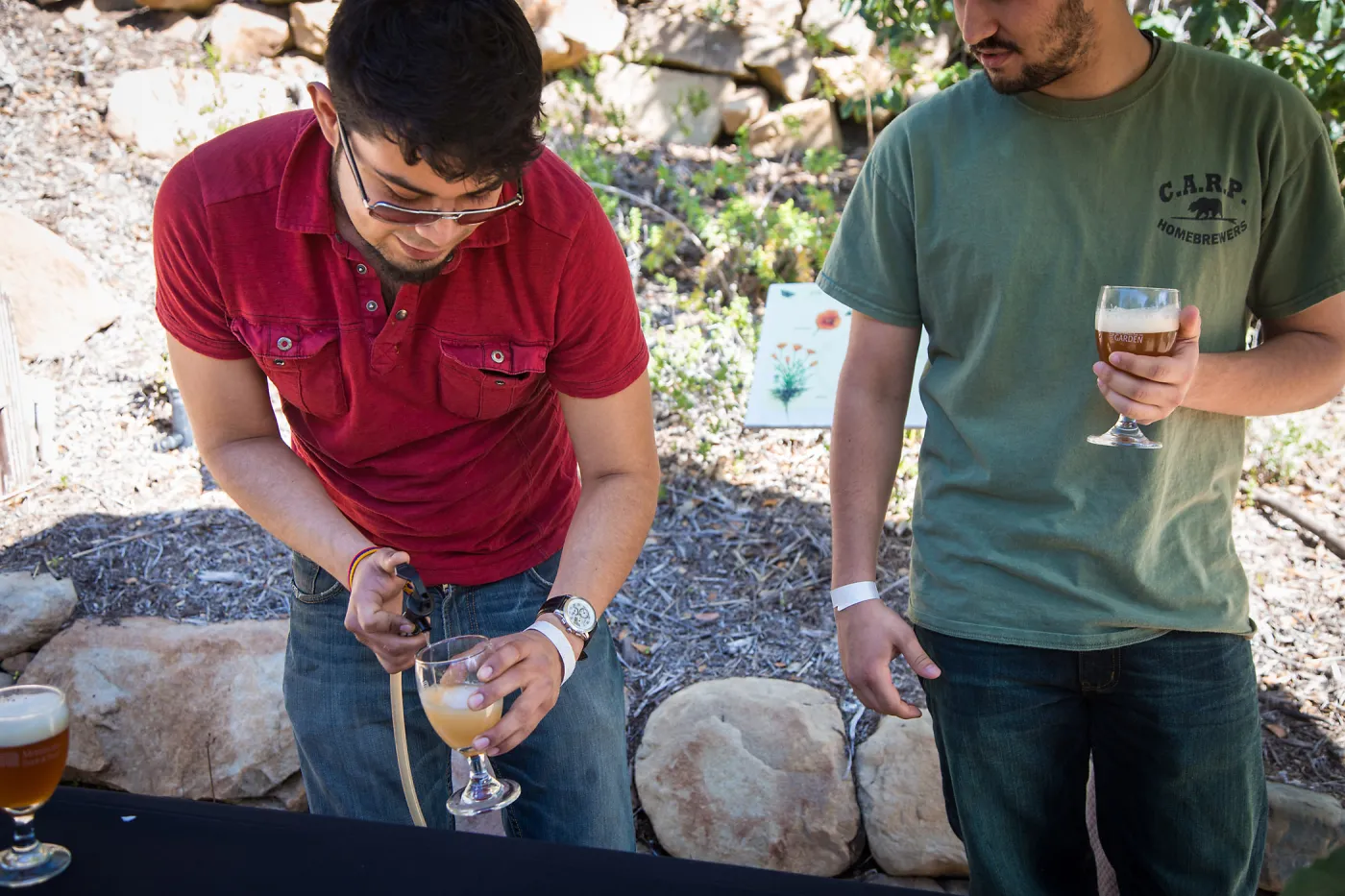 2016 Santa Barbara Beer Garden Event, CARP homebrewers