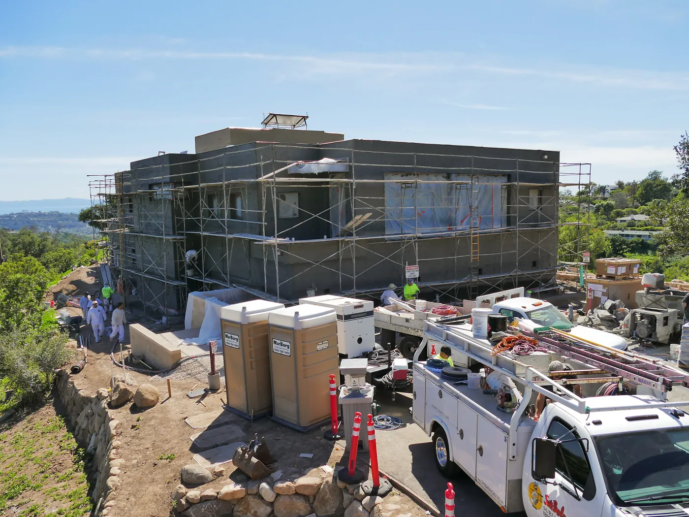 Pritzlaff Conservation Center Construction, exterior looking southwest