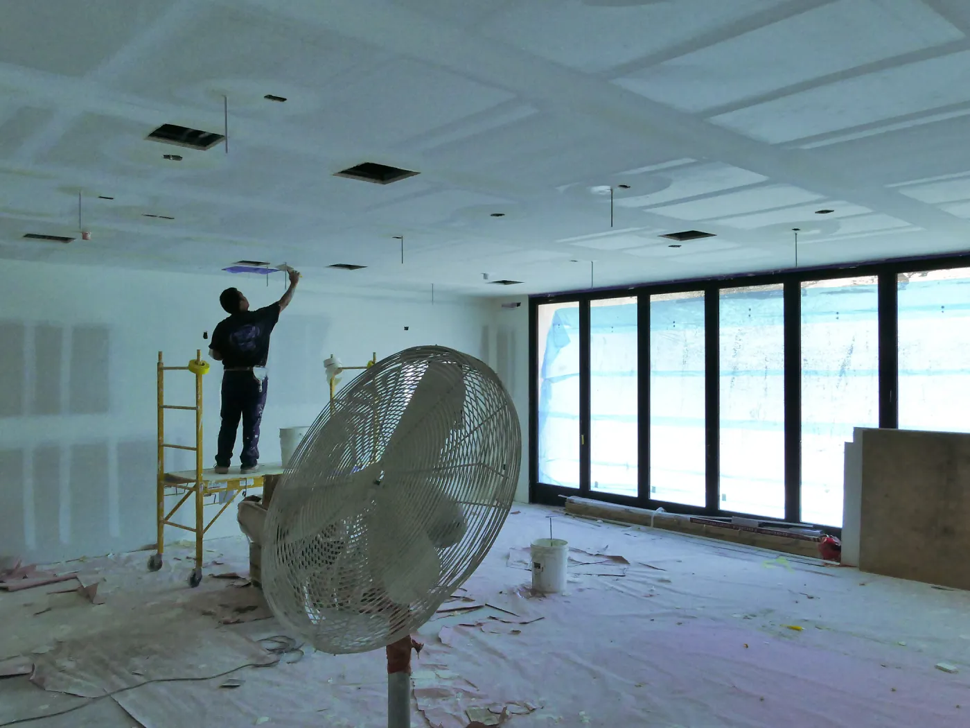 Pritzlaff Conservation Center Construction, Exhibit Room, looking southeast