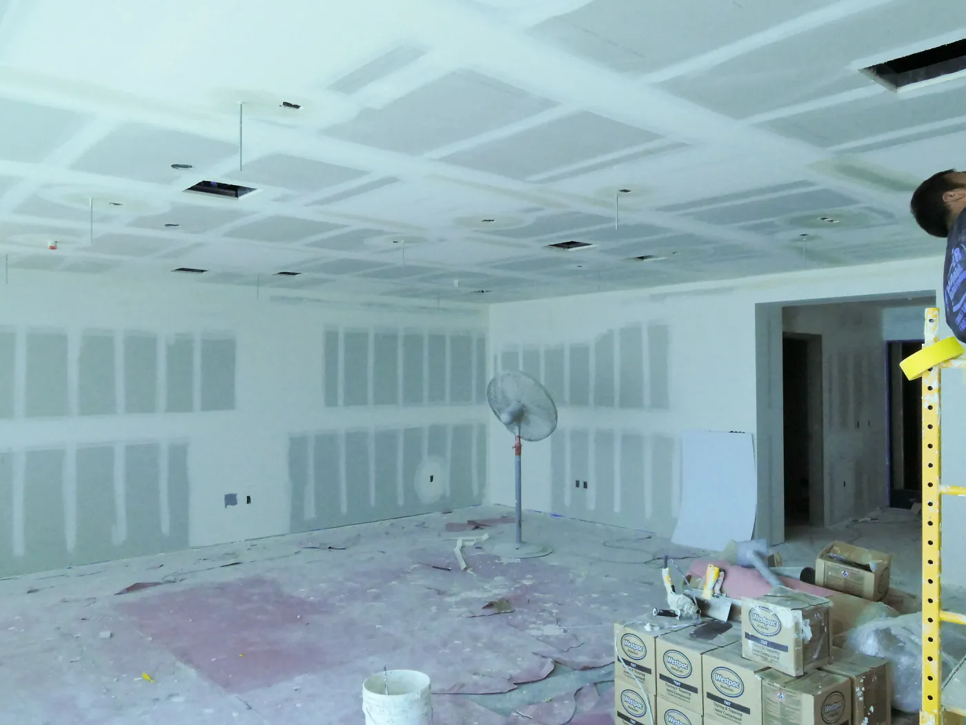 Pritzlaff Conservation Center Construction, Exhibit Room, looking northwest