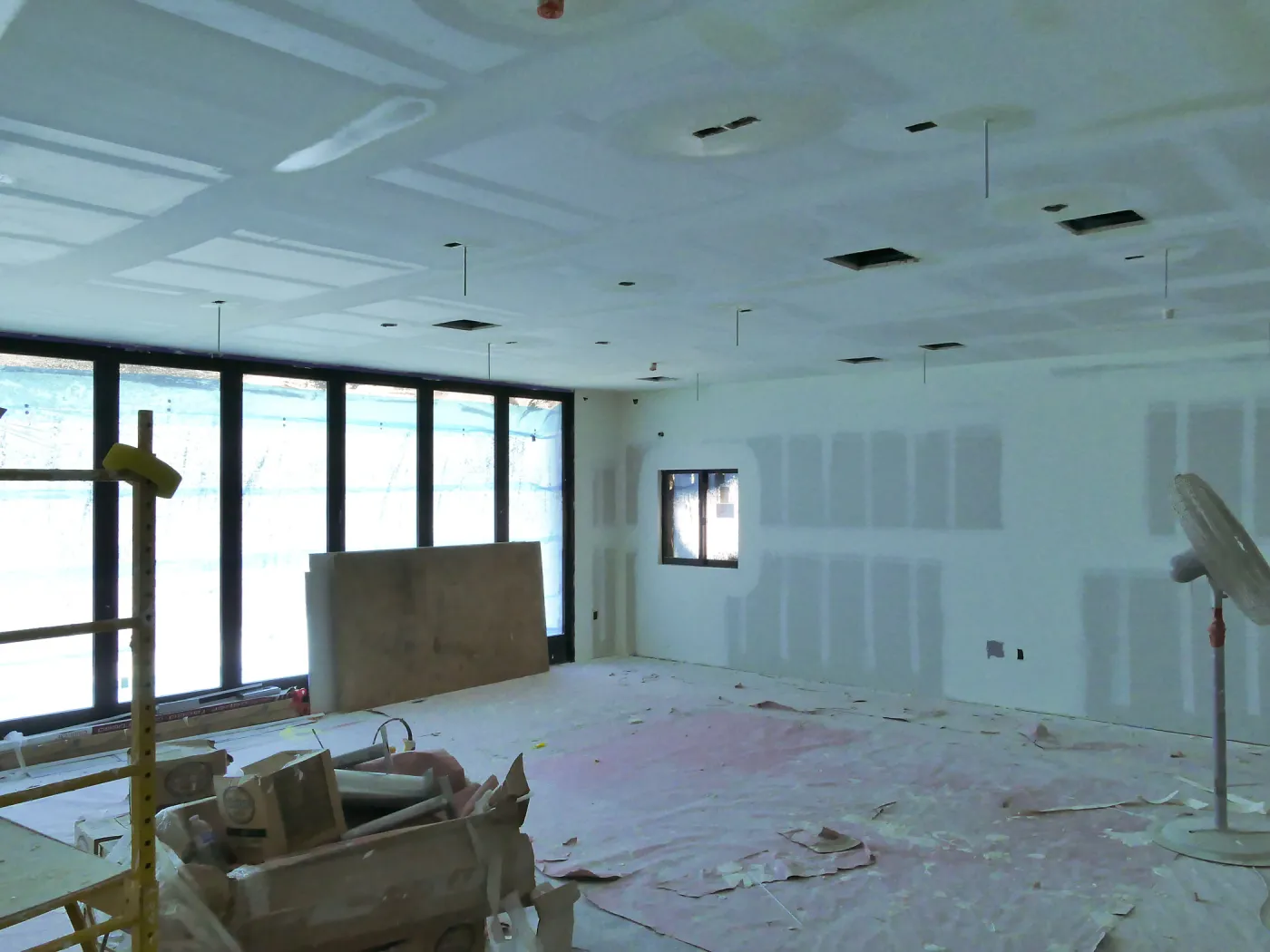 Pritzlaff Conservation Center Construction, Exhibit Room, looking southwest