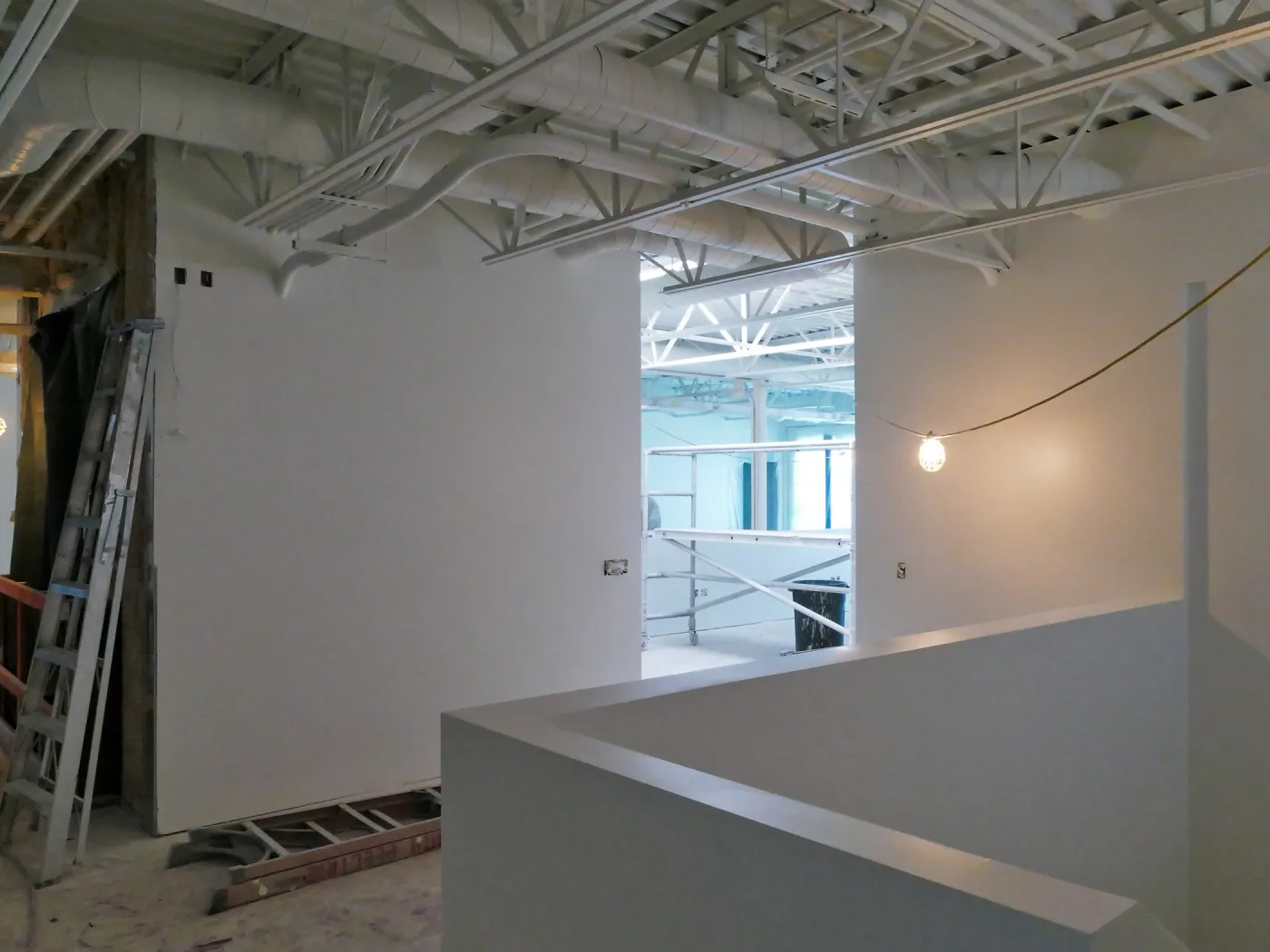 Pritzlaff Conservation Center Construction, looking northwest across Administrative office area