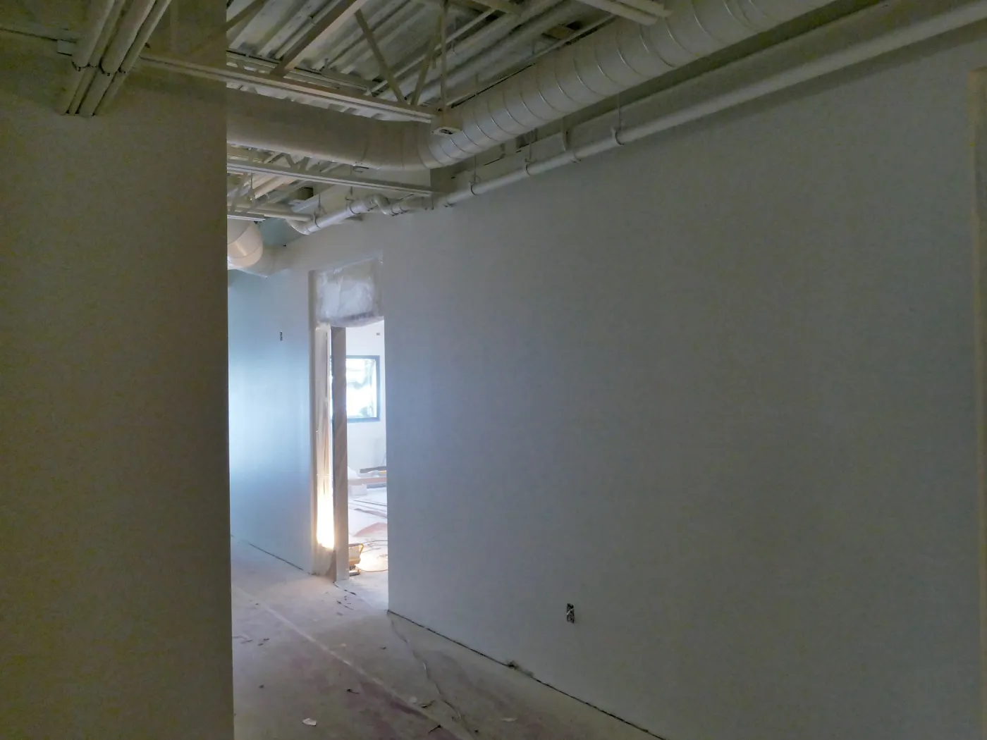 Pritzlaff Conservation Center Construction, looking southwest across Conference/Training area