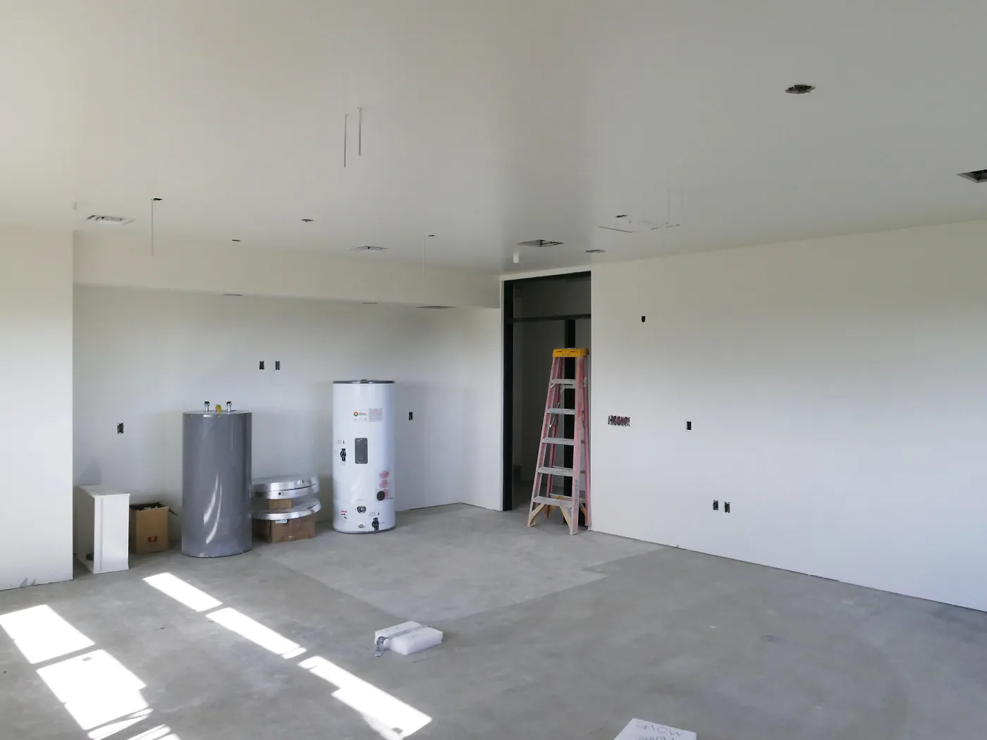 Pritzlaff Conservation Center Construction, looking northeast across Conference/Training area