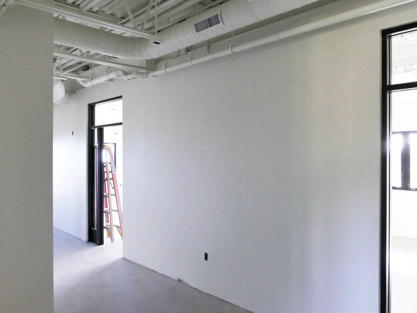 Pritzlaff Conservation Center Construction, looking northwest across Conference/Training area