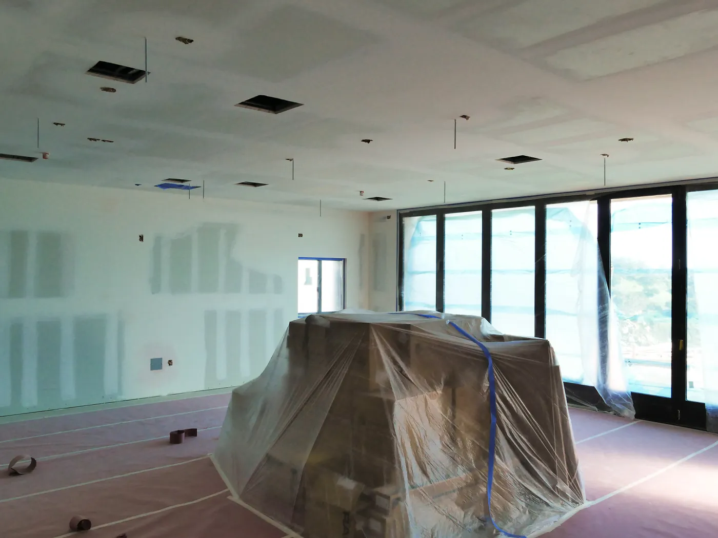 Pritzlaff Conservation Center Construction, Exhibit Room, looking southeast