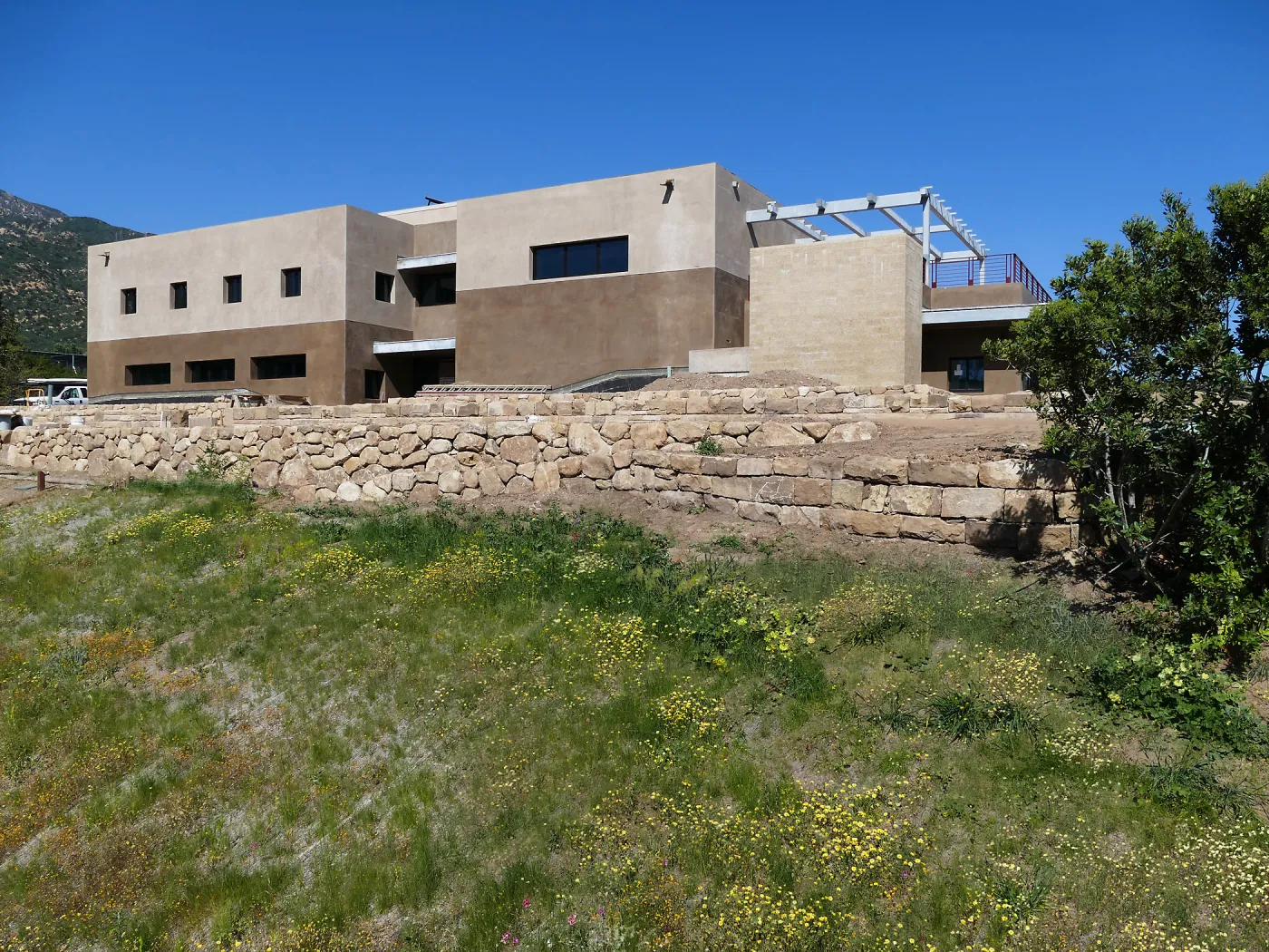 Pritzlaff Conservation Center Construction, west face looking northeast