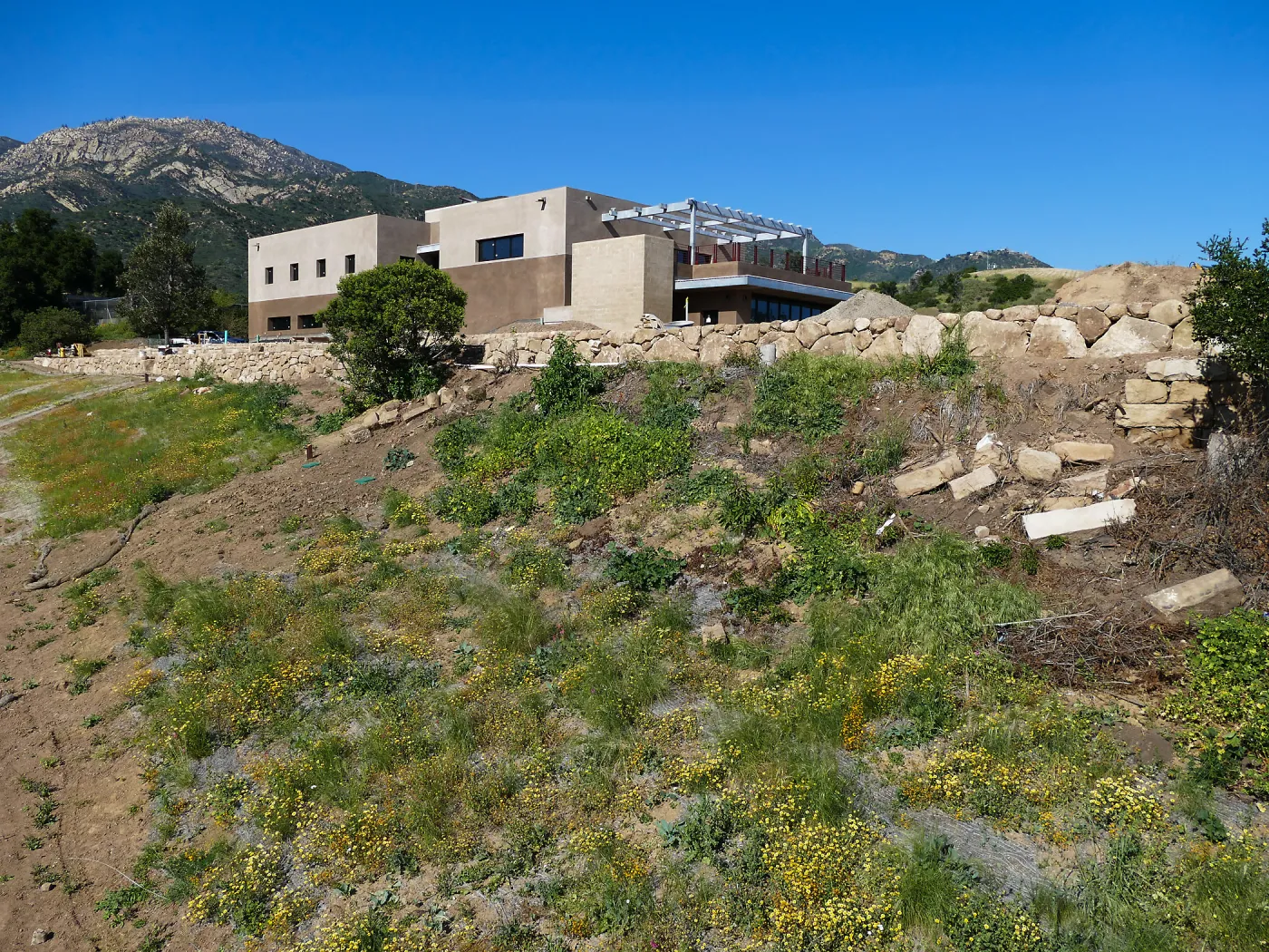 Pritzlaff Conservation Center Construction, Exterior looking northeast