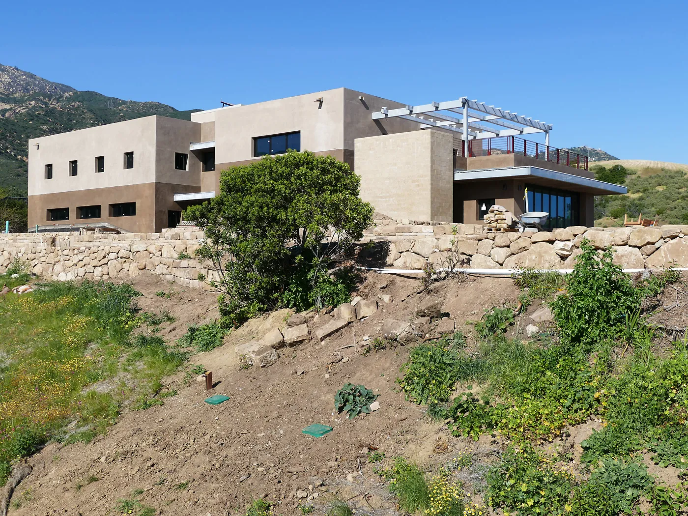 Pritzlaff Conservation Center Construction, Exterior looking northeast