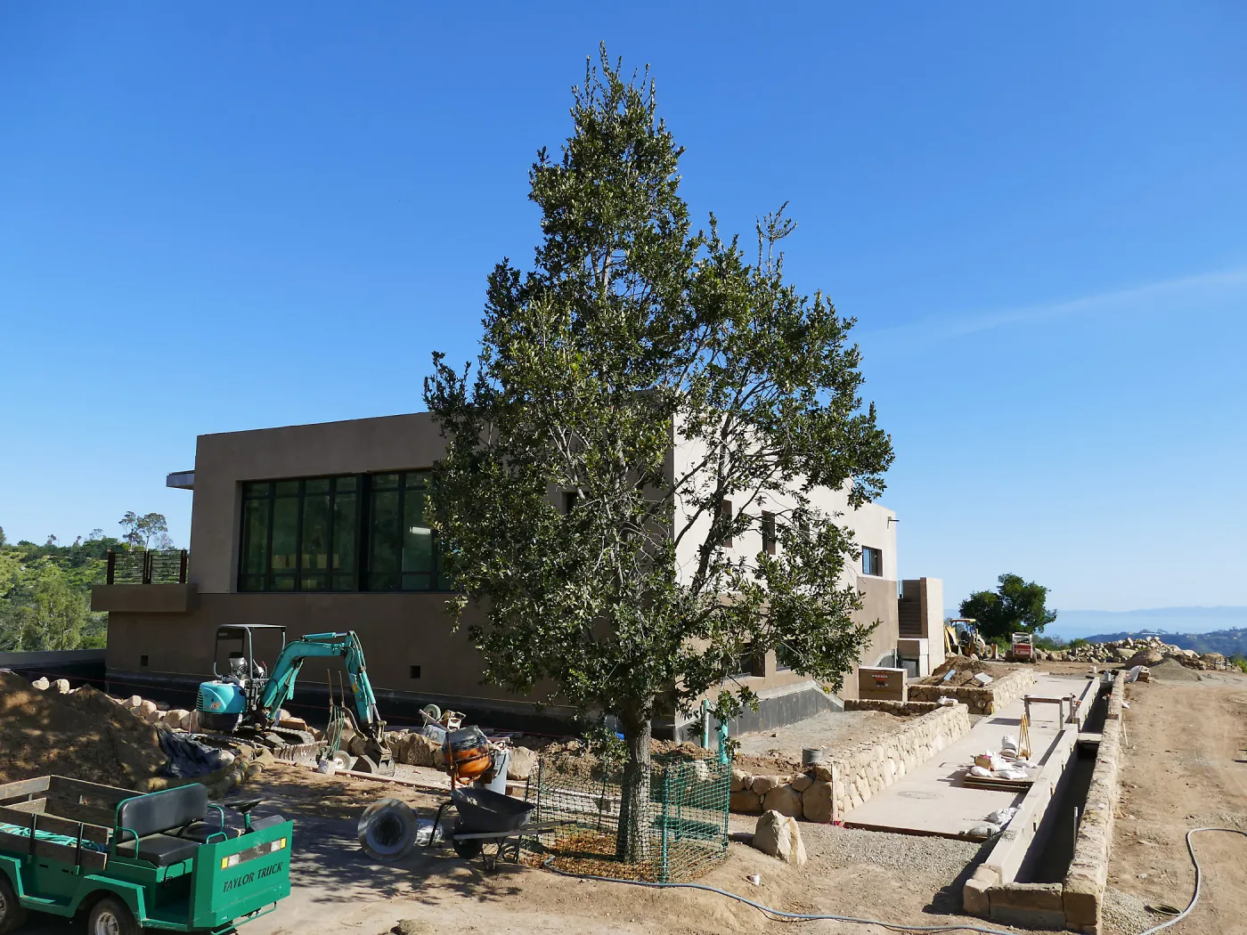 Pritzlaff Conservation Center Construction, Exterior looking southeast