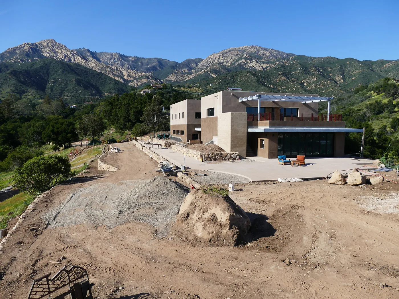 Pritzlaff Conservation Center Construction, Exterior looking northeast