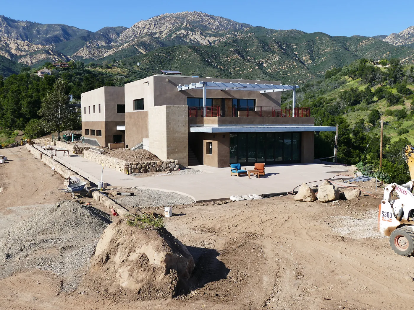 Pritzlaff Conservation Center Construction, Exterior looking northeast