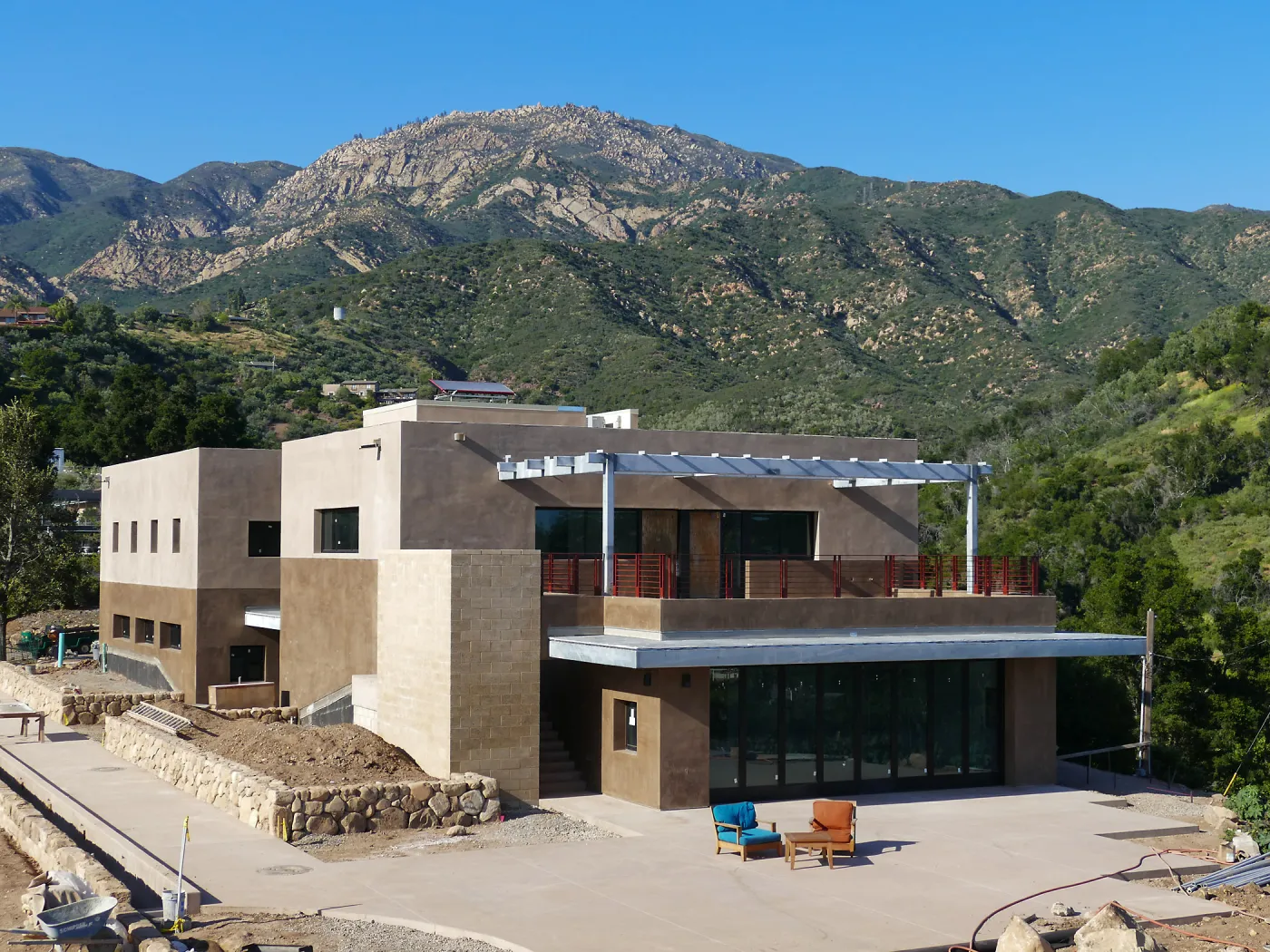 Pritzlaff Conservation Center Construction, Exterior looking northeast