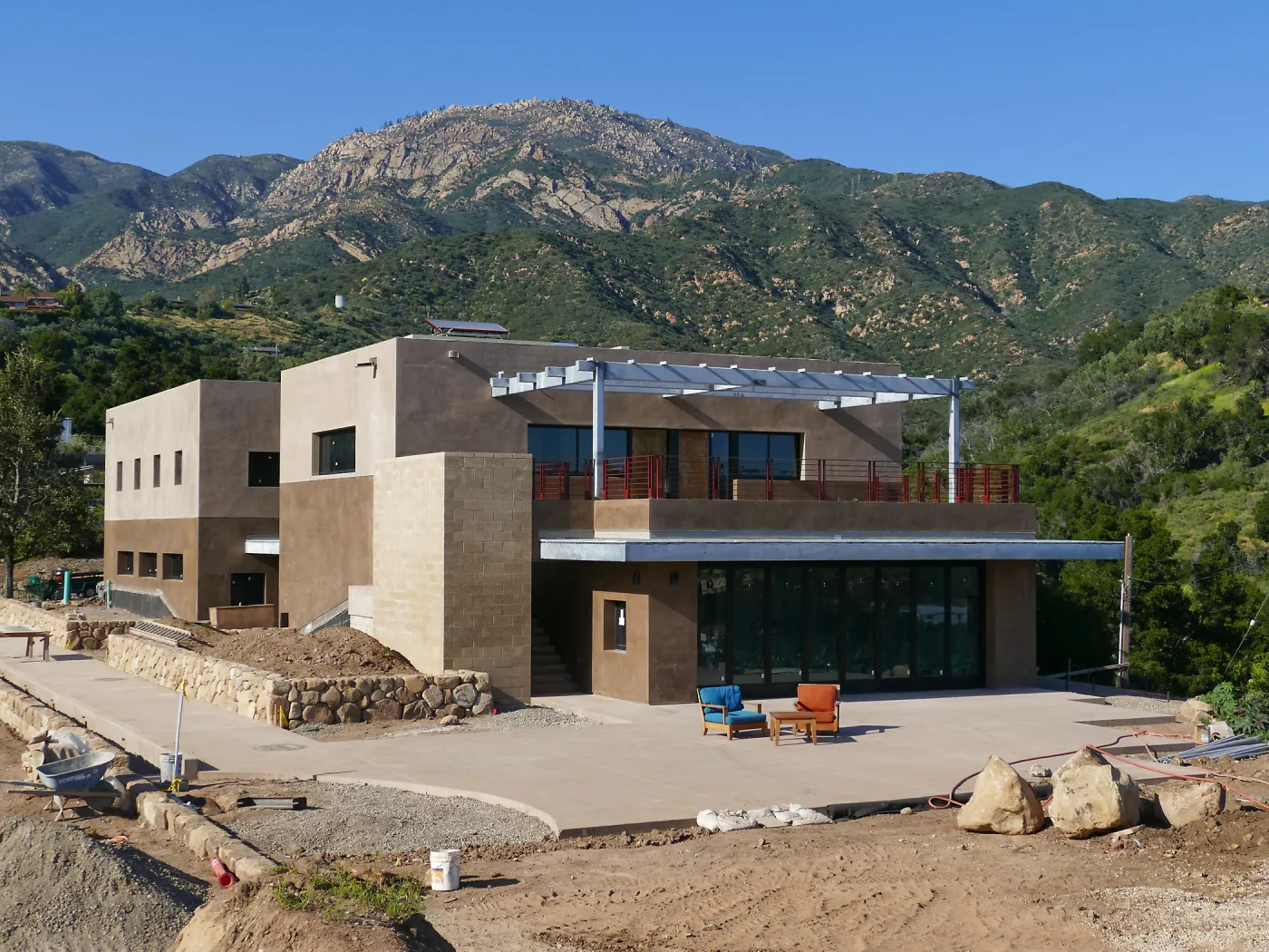 Pritzlaff Conservation Center Construction, Exterior looking northeast