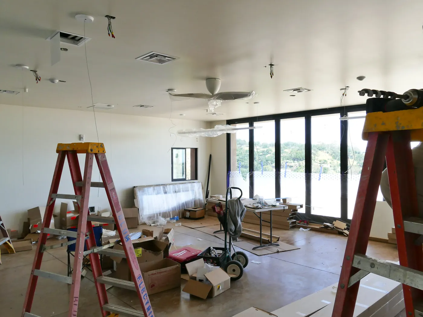 Pritzlaff Conservation Center Construction, Exhibit Room, looking southeast