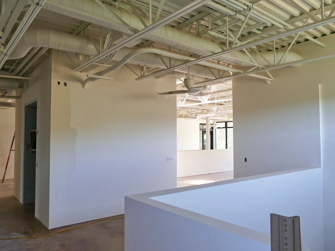 Pritzlaff Conservation Center Construction, looking northwest across Administrative office area