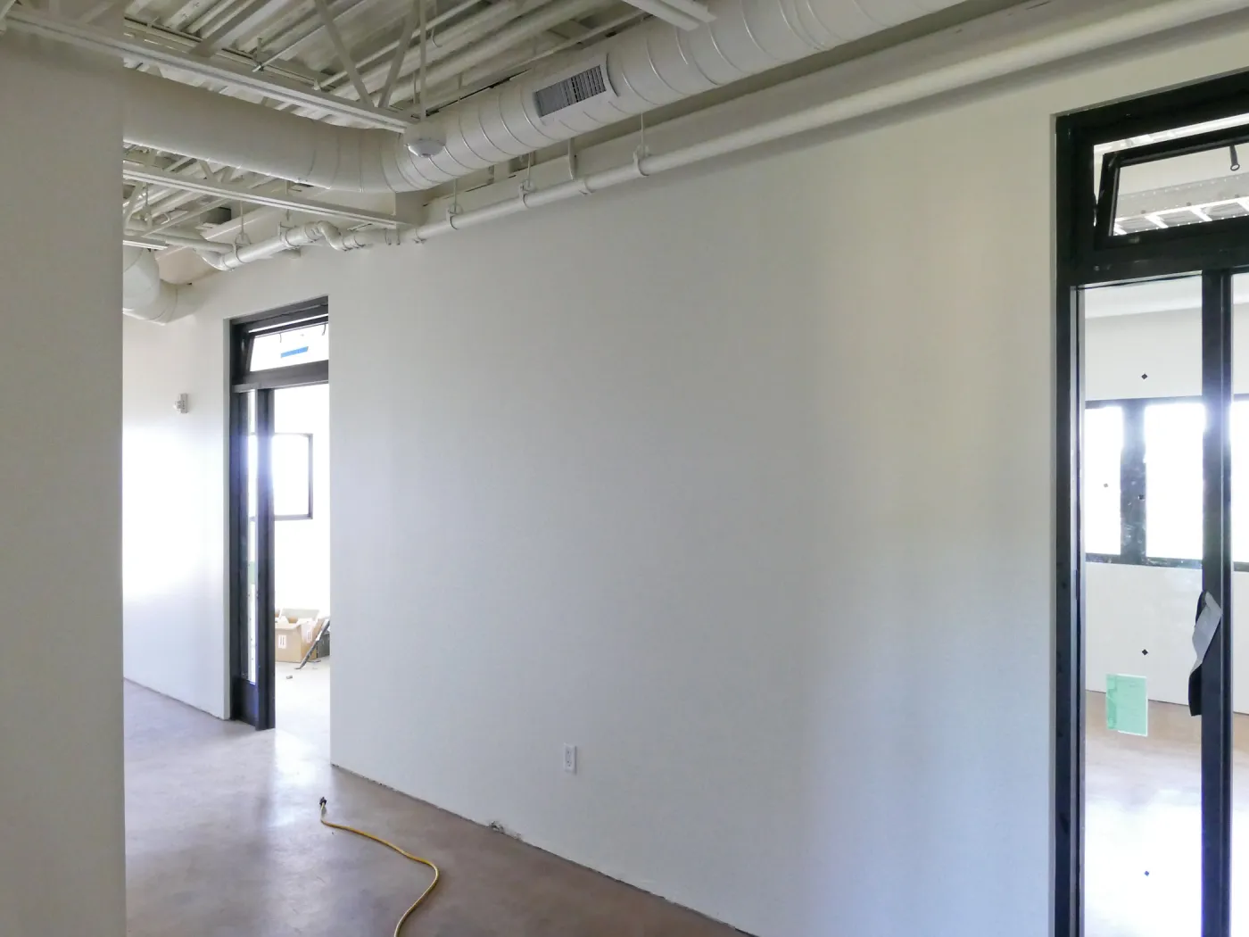 Pritzlaff Conservation Center Construction, looking southwest across Conference/Training area