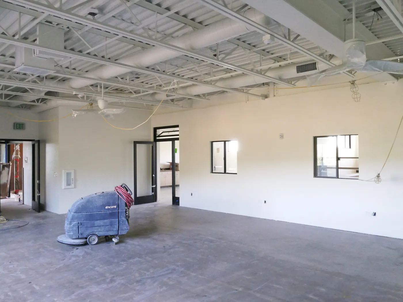Pritzlaff Conservation Center Construction, looking southwest across Research workstation area