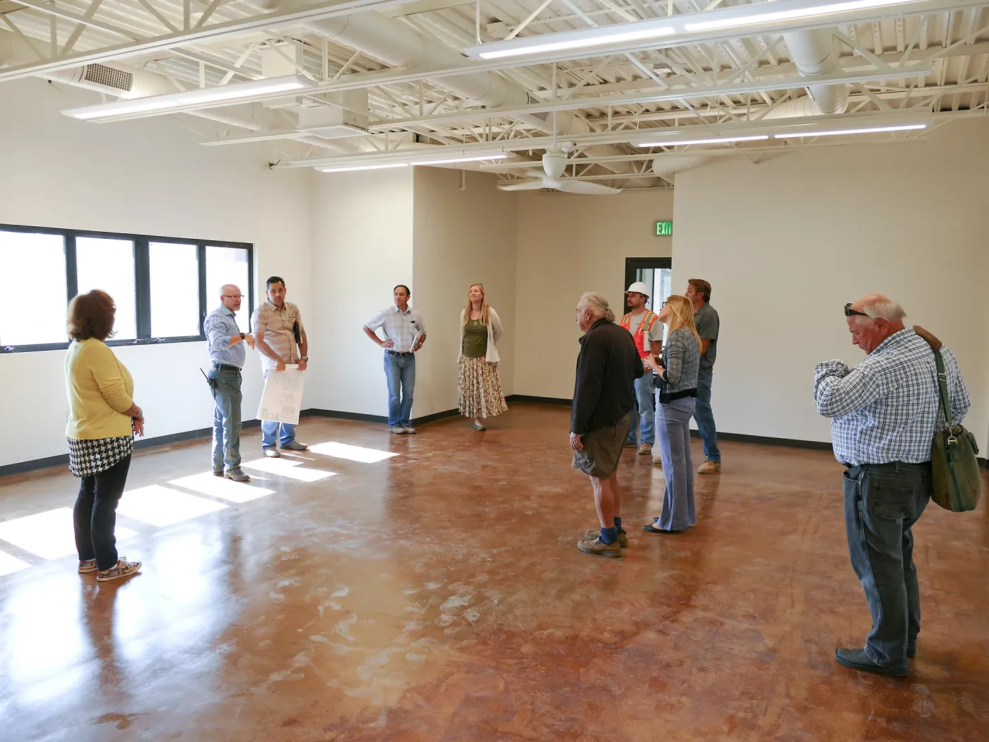 Pritzlaff Conservation Center building systems orientation for SBBG staff