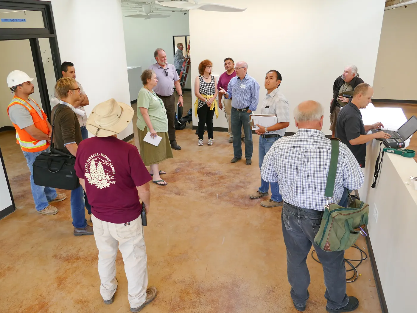 Pritzlaff Conservation Center building systems orientation for SBBG staff
