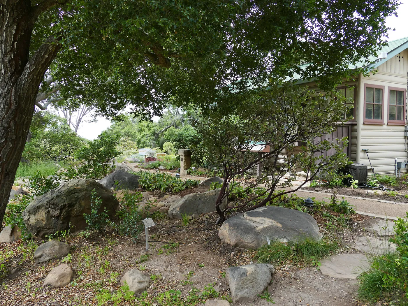 Home Demonstration Garden Renovation, view 7, east of Cottage