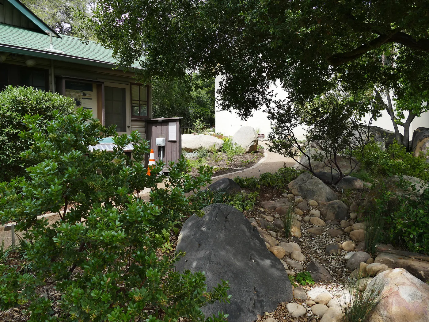 Home Demonstration Garden Renovation, view 10, east of Cottage looking northwest