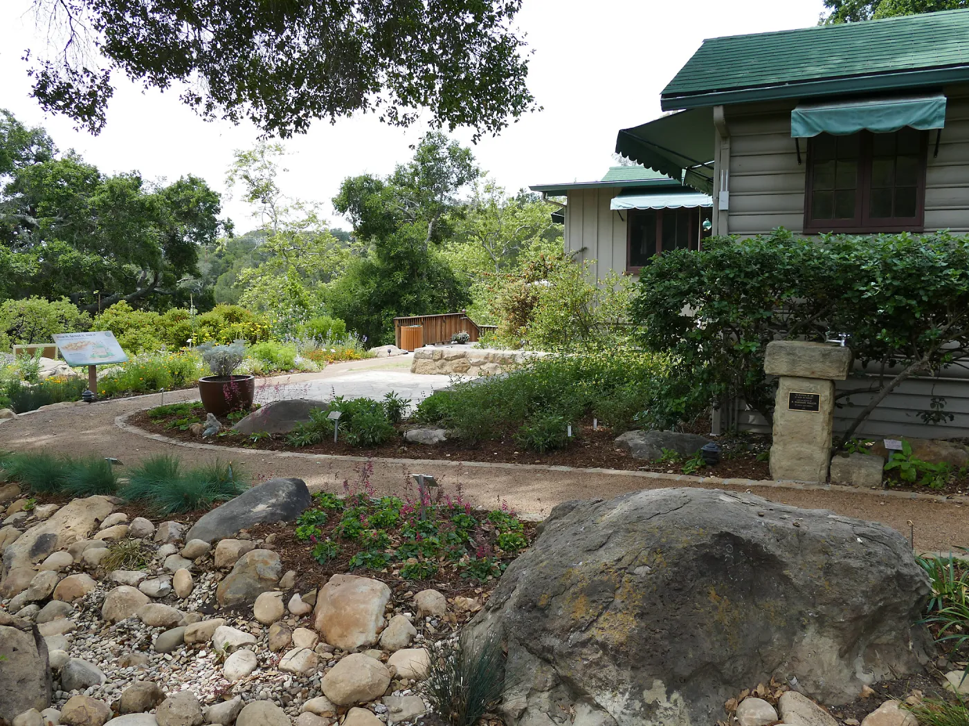 Home Demonstration Garden Renovation, view 11, east of Cottage looking southwest
