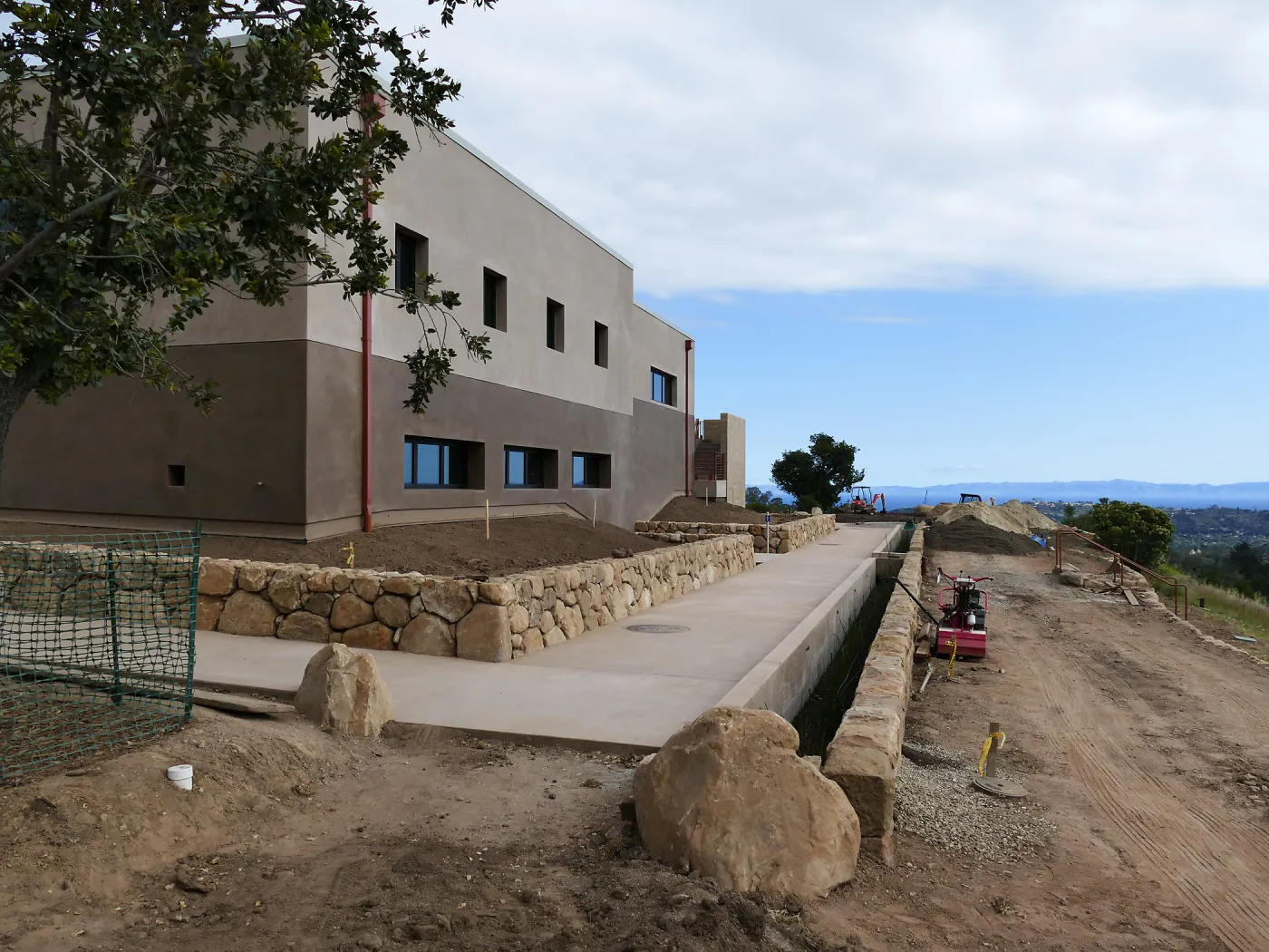 Pritzlaff Conservation Center Construction, Exterior looking southeast