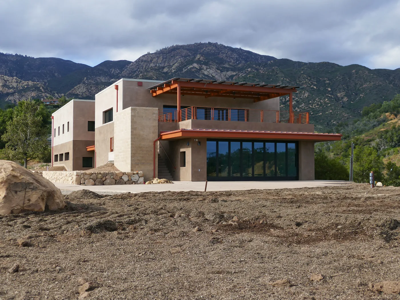 Pritzlaff Conservation Center Construction, Exterior looking northeast