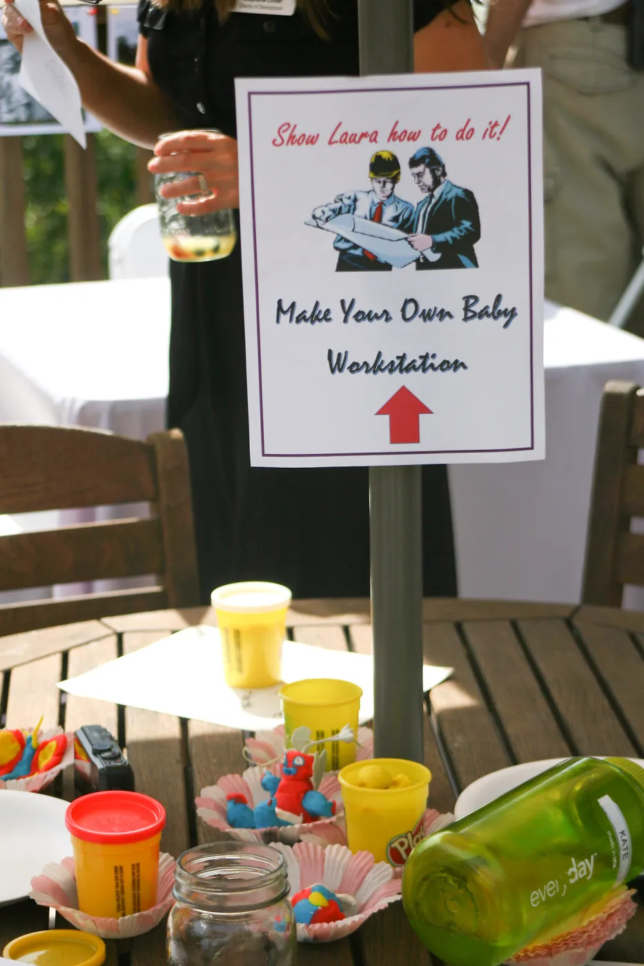 Baby Shower for Laura Muasher, Make a Baby activity