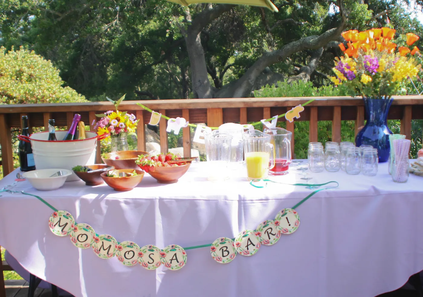 Baby Shower for Laura Muasher, refreshment table