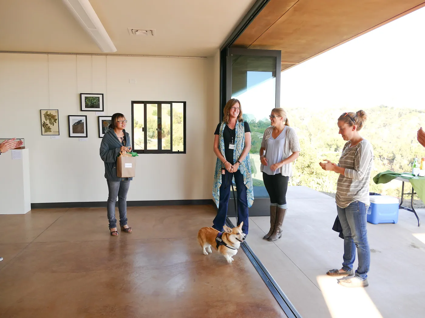 Island Sanctuaries Exhibit Soft Opening, recognizing Mona Luo for her volunteer work on the exhibit
