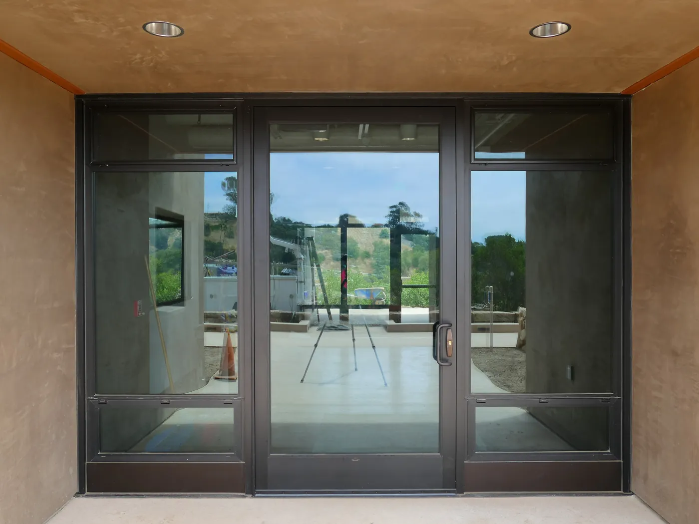 Pritzlaff Conservation Center Construction, main entrance looking east