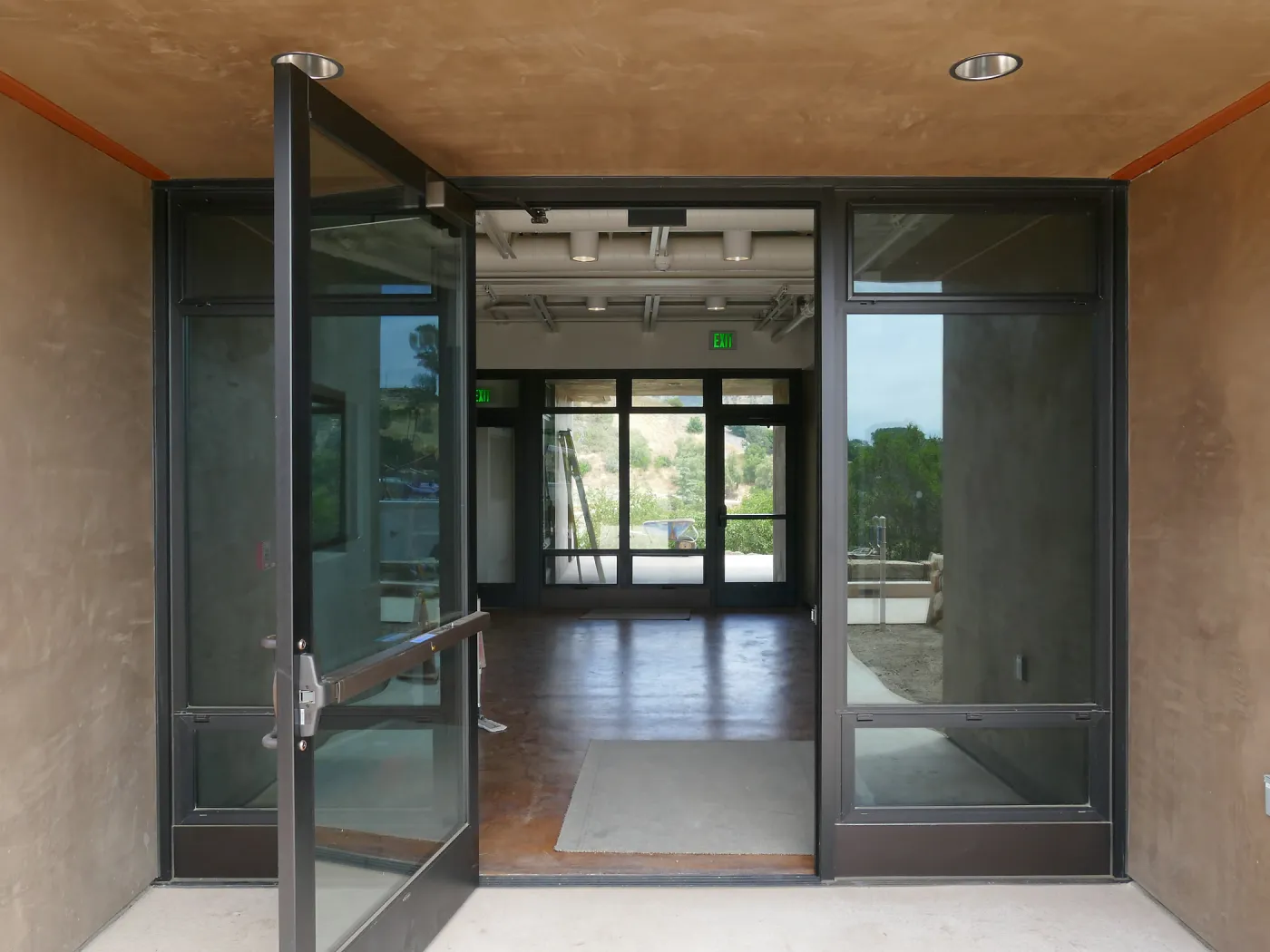 Pritzlaff Conservation Center Construction, main entrance looking east