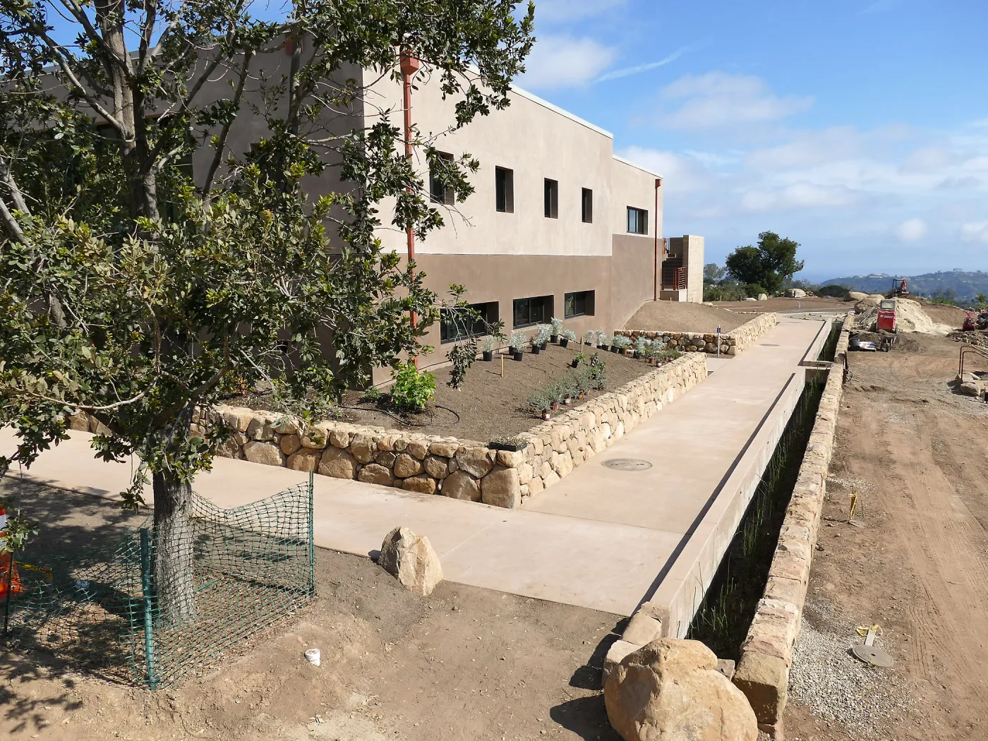Pritzlaff Conservation Center Construction, Exterior looking southeast