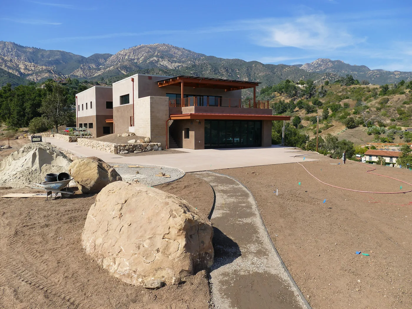 Pritzlaff Conservation Center Construction, Exterior looking northeast
