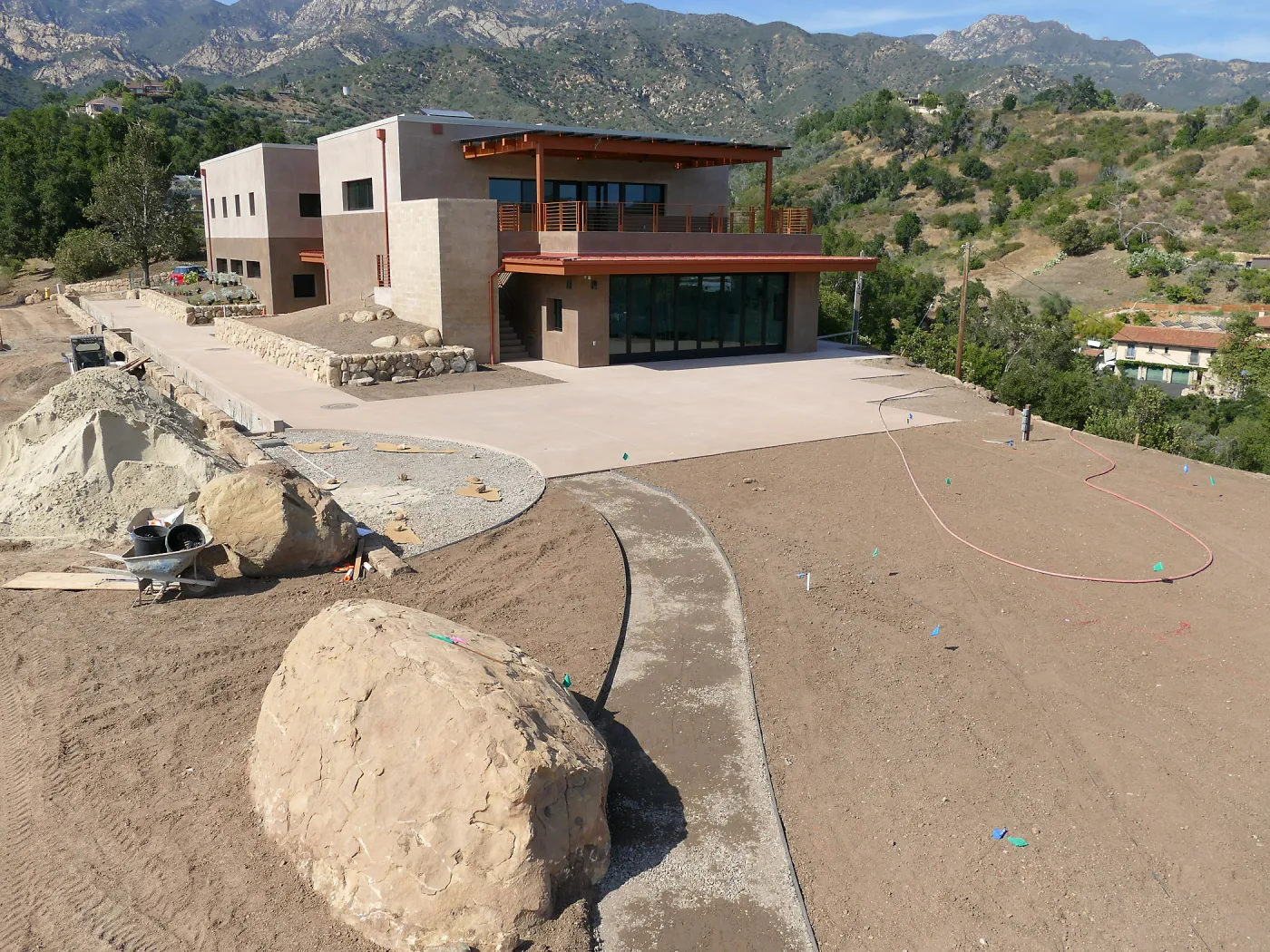 Pritzlaff Conservation Center Construction, Exterior looking northeast