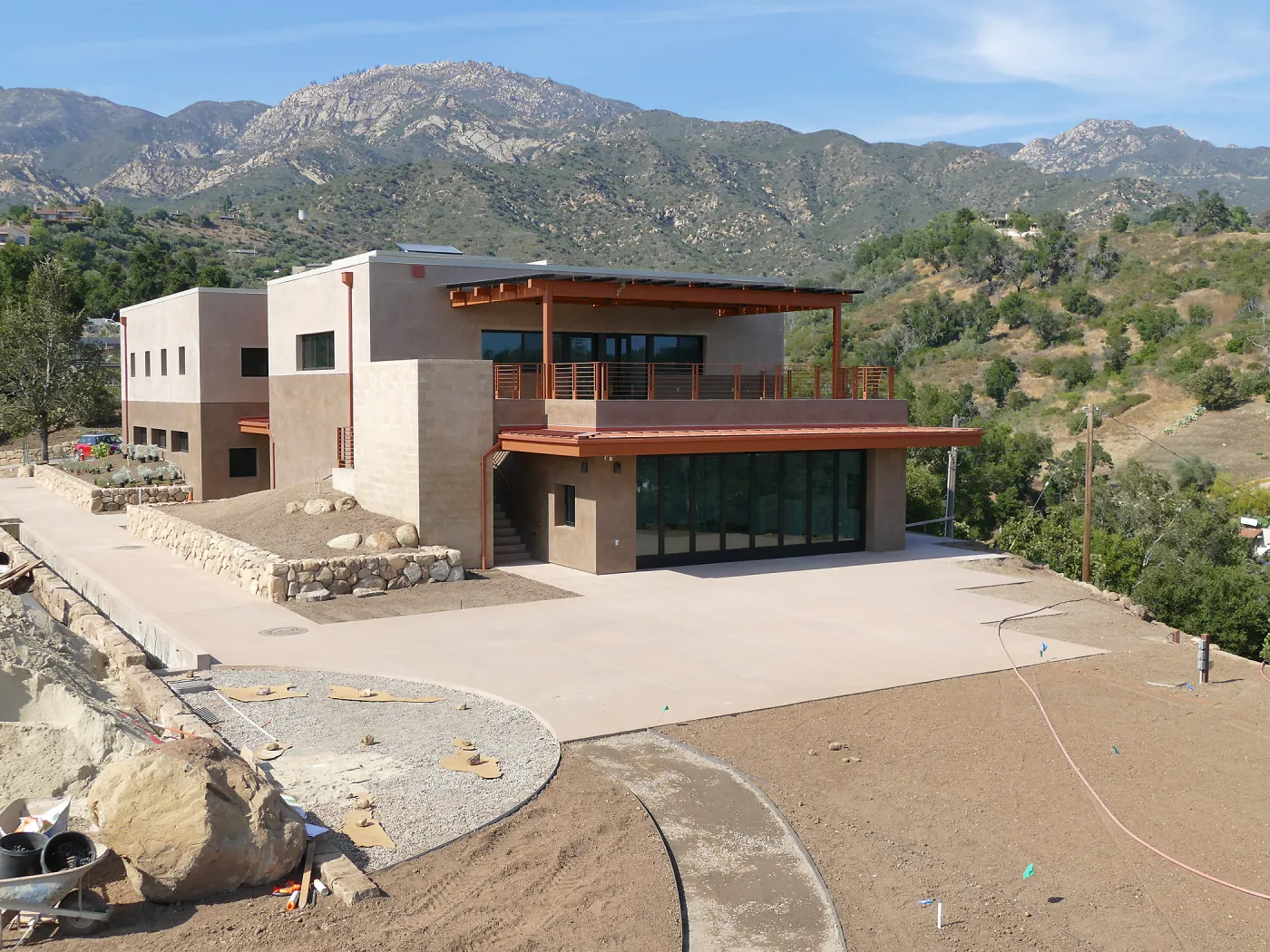 Pritzlaff Conservation Center Construction, Exterior looking northeast