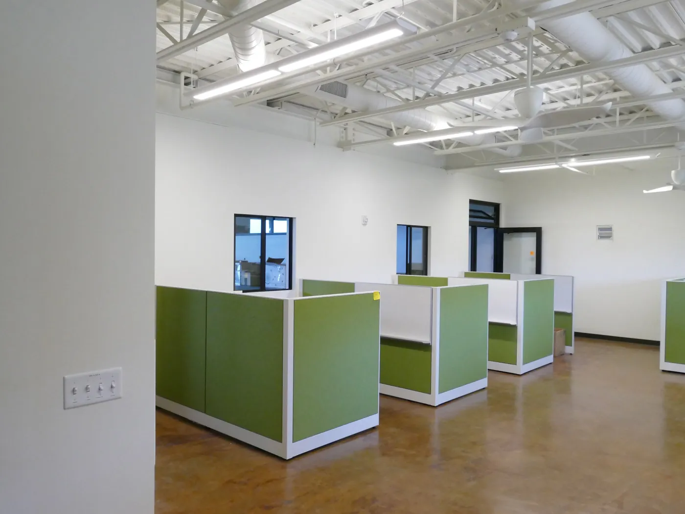 Pritzlaff Conservation Center Construction, looking northwest across Research area