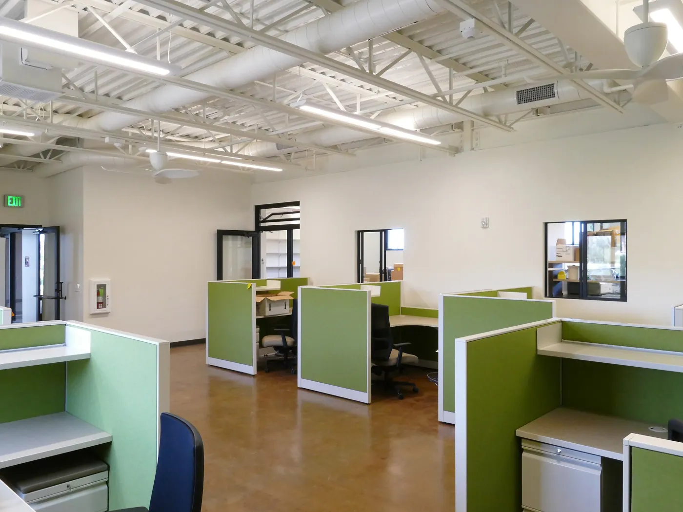 Pritzlaff Conservation Center Construction, looking southwest across Research workstation area
